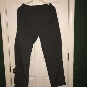 Men’s White Sierra convertible pants